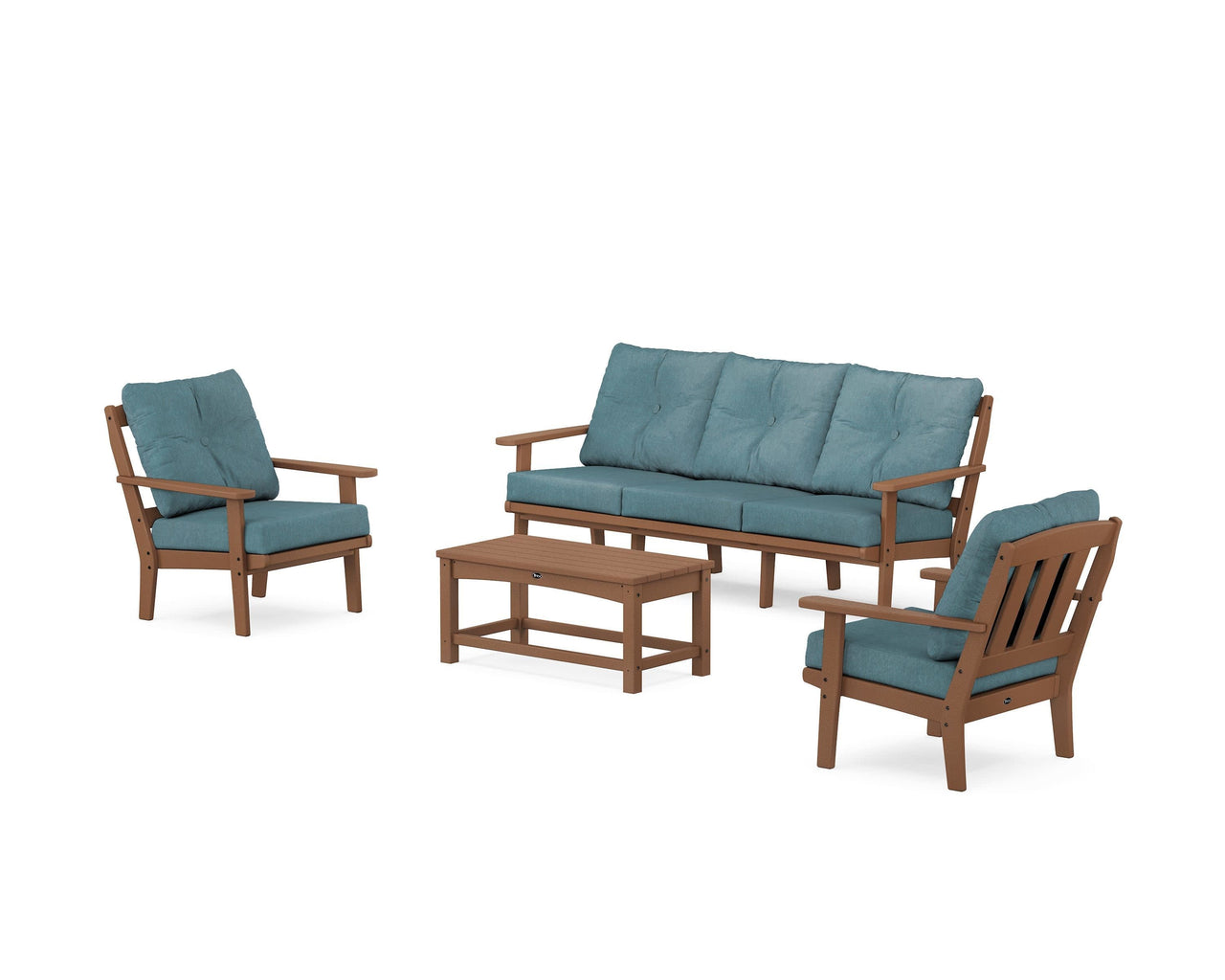 Trex Cape Cod 4-Piece Deep Seating Set with Sofa