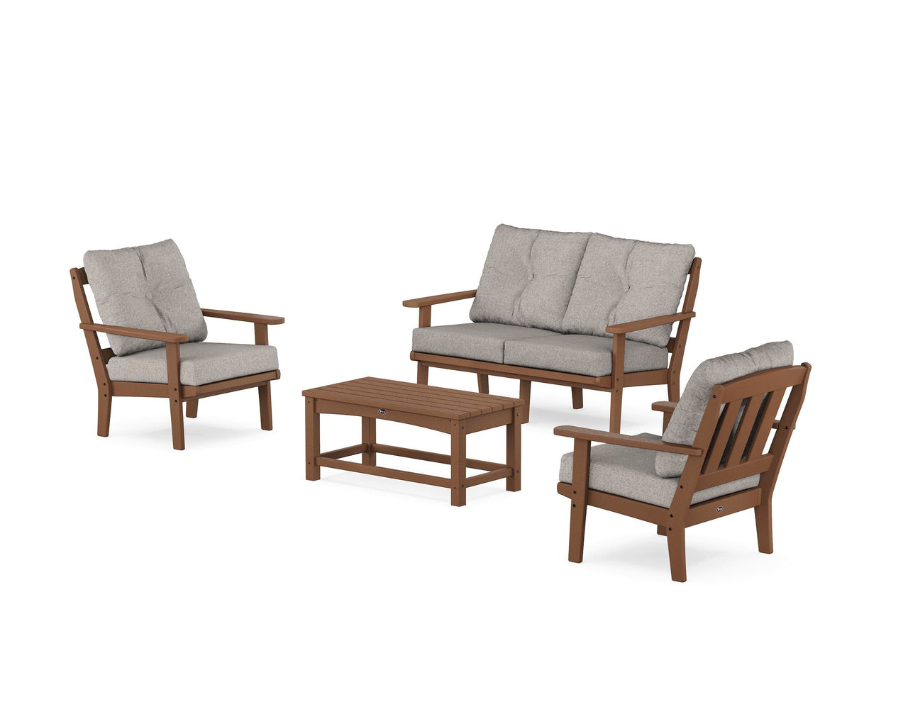 Trex Cape Cod 4-Piece Deep Seating Set with Loveseat