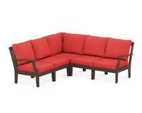 Thumbnail for Trex Yacht Club Modular 5-Piece Deep Seating Set