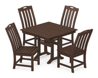 Thumbnail for Trex Yacht Club 5-Piece Farmhouse Trestle Side Chair Dining Set