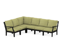 Thumbnail for Trex Yacht Club Modular 6-Piece Deep Seating Set