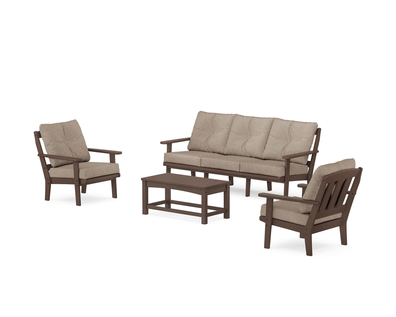 Trex Cape Cod 4-Piece Deep Seating Set with Sofa
