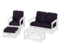 Thumbnail for Trex Rockport 4-Piece Deep Seating Conversation Group