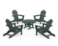 Thumbnail for Trex 5-Piece Monterey Bay Folding Adirondack Chair Conversation Group