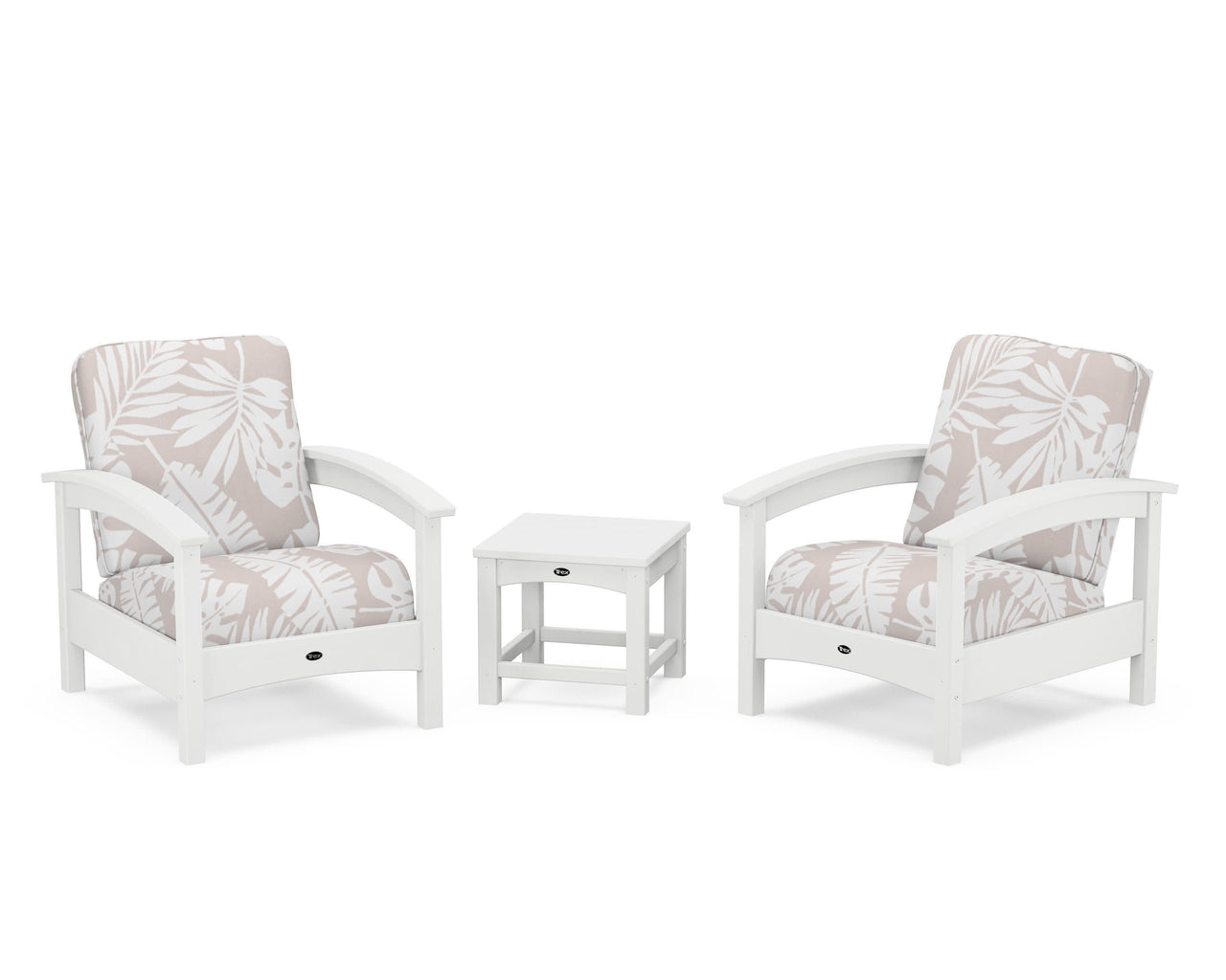 Trex Rockport Club 3-Piece Deep Seating Conversation Set