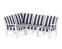 Thumbnail for Trex Yacht Club Modular 4-Piece Deep Seating Set
