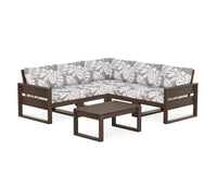 Thumbnail for Trex Eastport 6-Piece Deep Seating Sectional + Coffee Table Set
