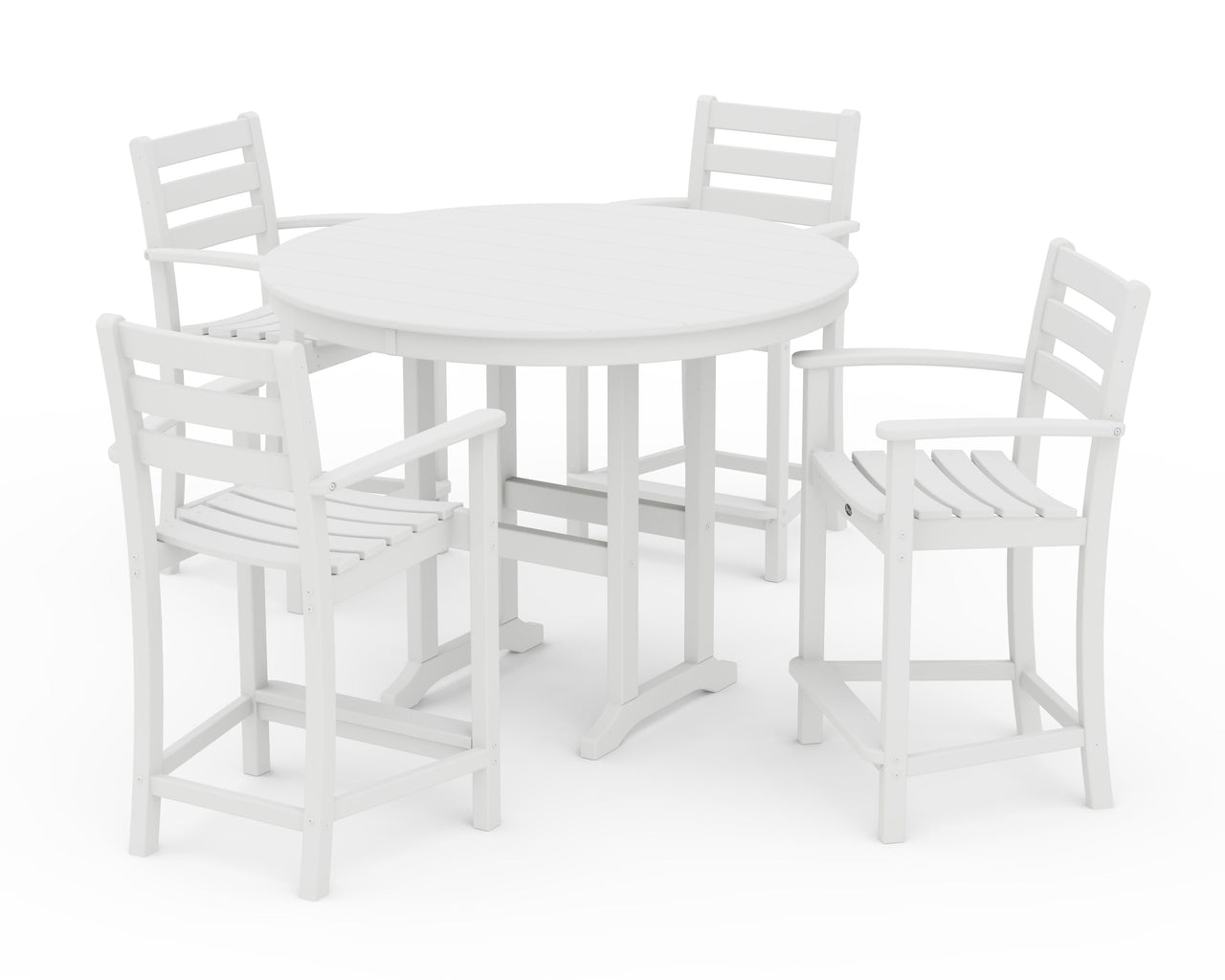 Trex Monterey Bay 5-Piece Arm Chair Counter Set