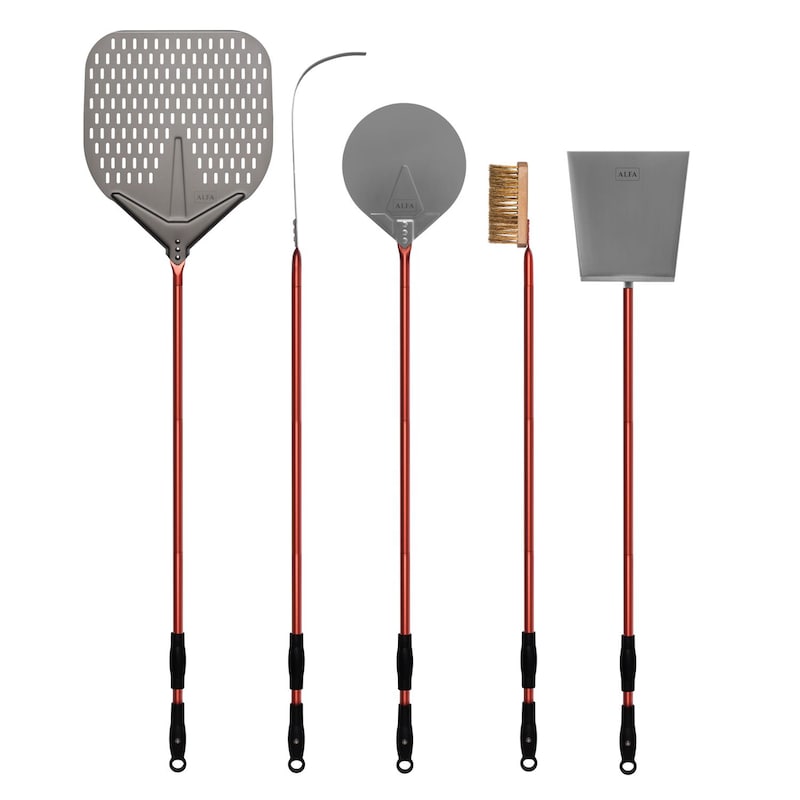 Alfa 48-Inch 5-Piece Pizza Peel Set