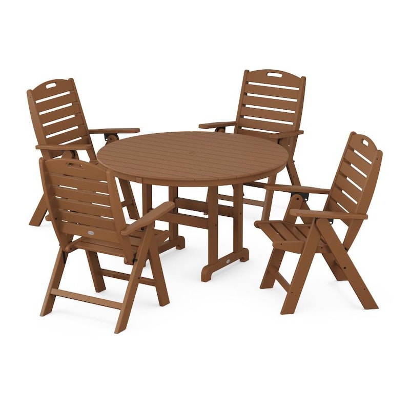 POLYWOOD Nautical 5 Piece Dining Set