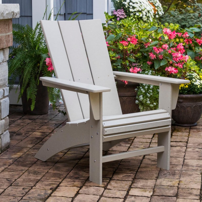 Polywood Modern Curveback Adirondack Chair