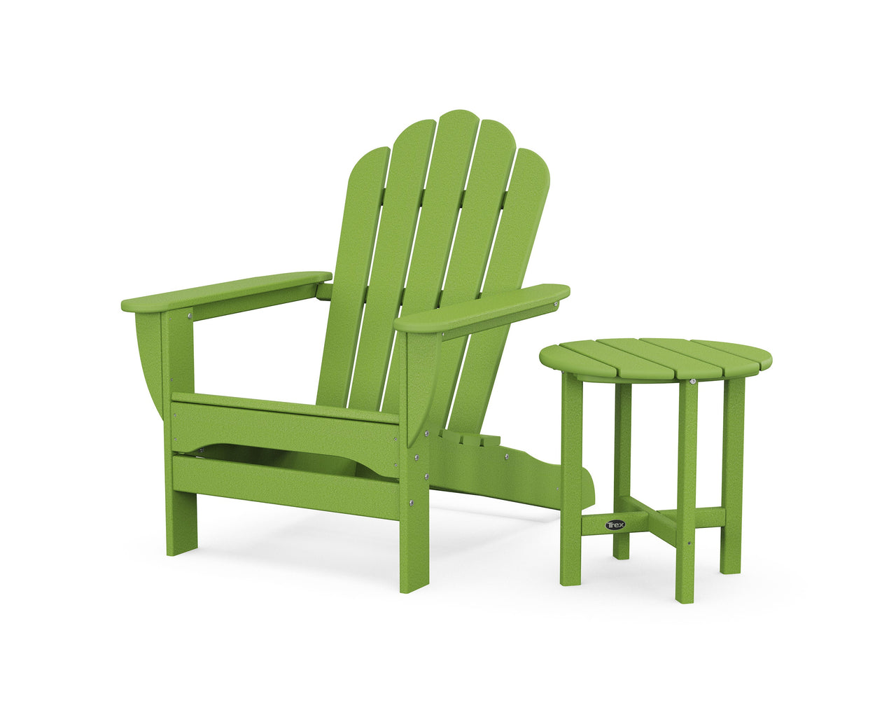 Trex Monterey Bay Oversized Adirondack Chair with Side Table