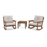 Thumbnail for POLYWOOD Vineyard 3 Piece Deep Seating Rocker Set
