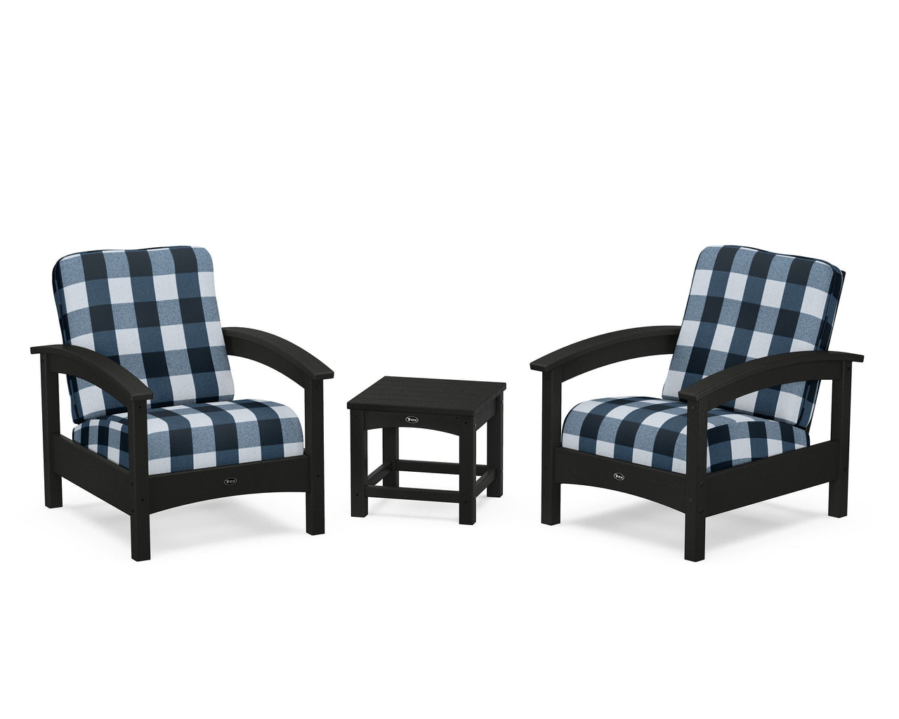 Trex Rockport Club 3-Piece Deep Seating Conversation Set