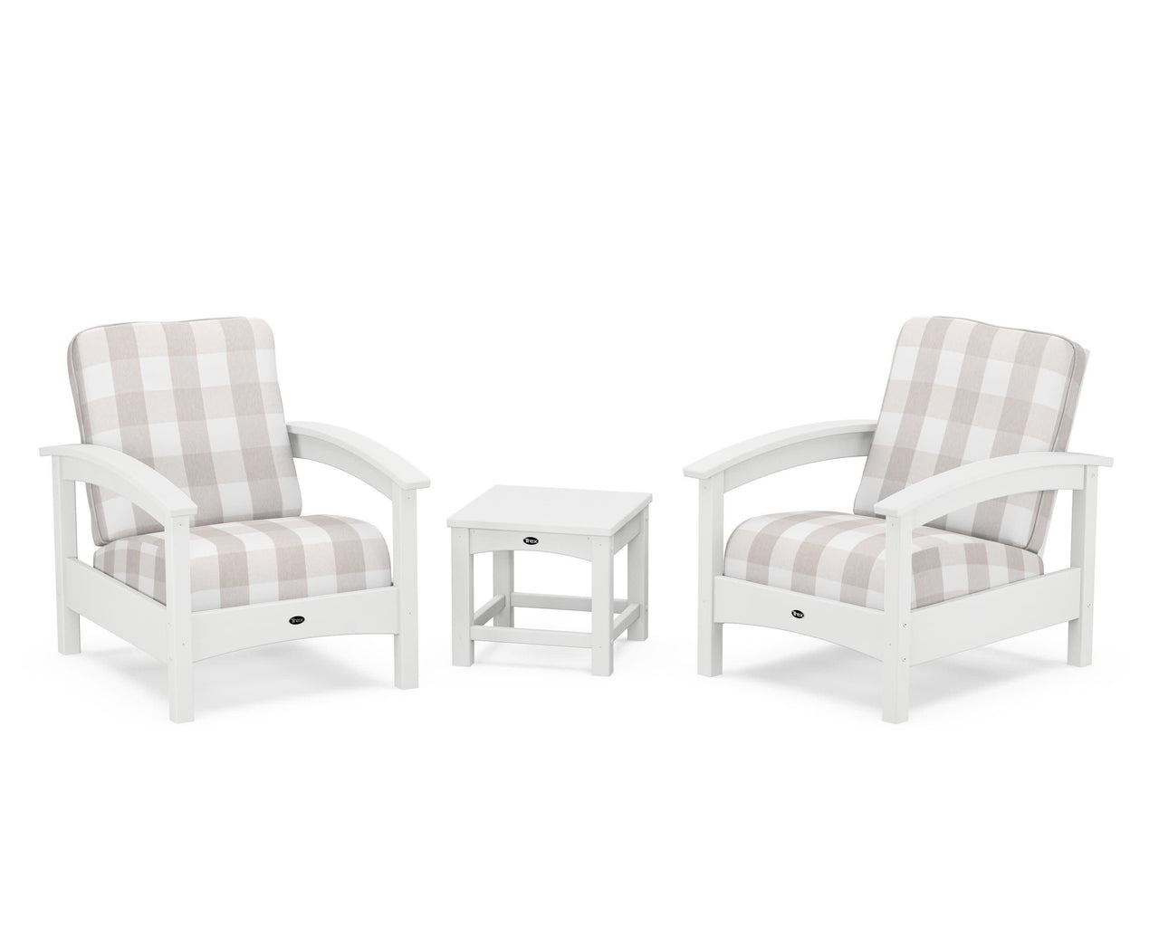 Trex Rockport Club 3-Piece Deep Seating Conversation Set