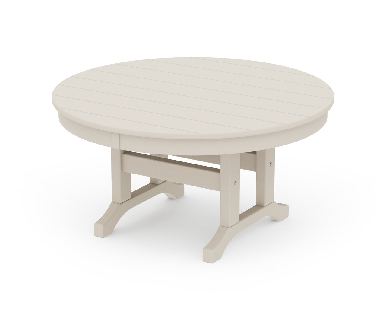 Trex Cape Cod Round 36" Conversation Table - Sand Castle