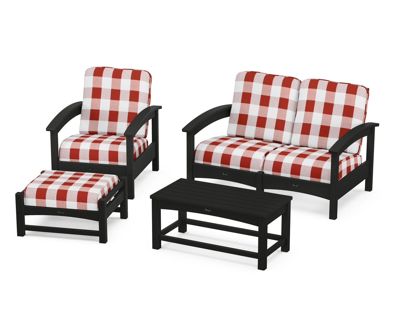 Trex Rockport 4-Piece Deep Seating Conversation Group