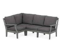 Thumbnail for Trex Yacht Club Modular 4-Piece Deep Seating Set
