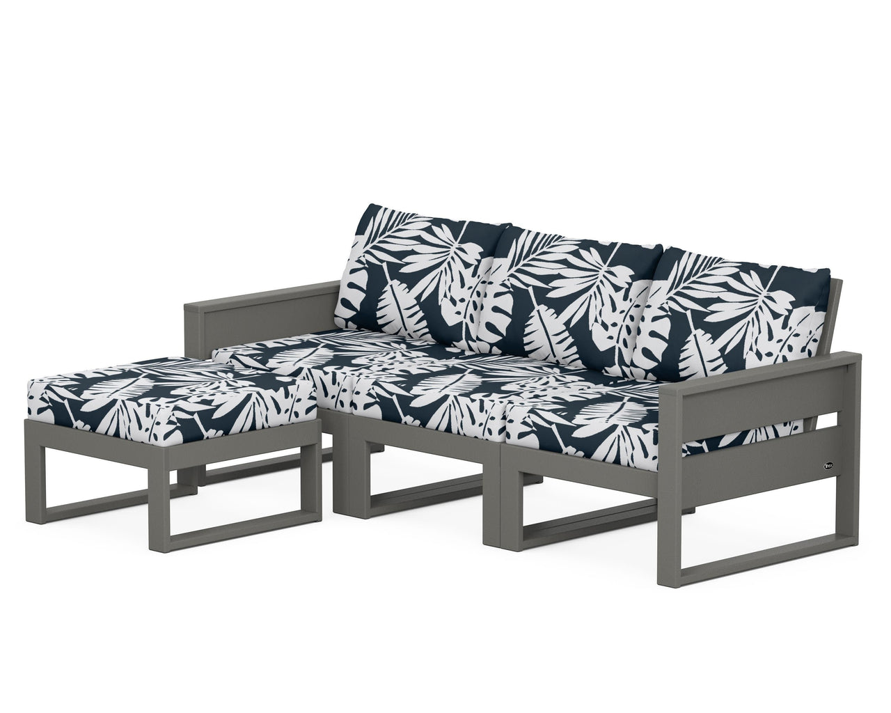 Trex Eastport 4- Piece Sectional with Ottoman