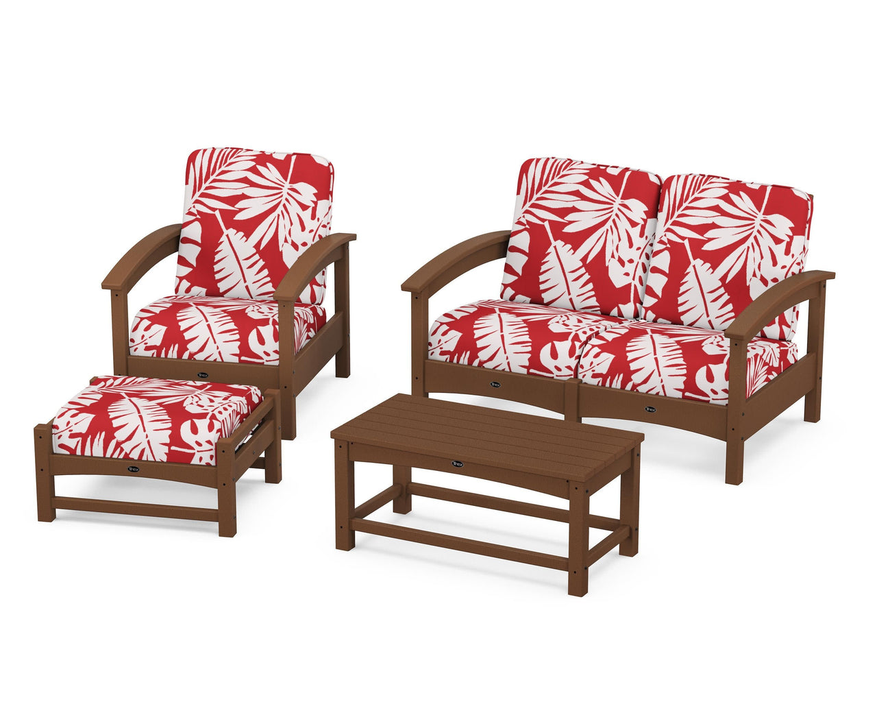Trex Rockport 4-Piece Deep Seating Conversation Group