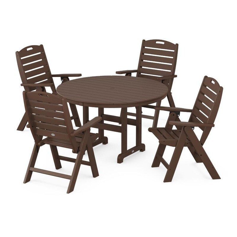 POLYWOOD Nautical 5 Piece Dining Set