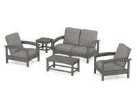 Thumbnail for Trex Rockport Club 6-Piece Deep Seating Conversation Set