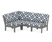 Thumbnail for Trex Yacht Club Modular 4-Piece Deep Seating Set