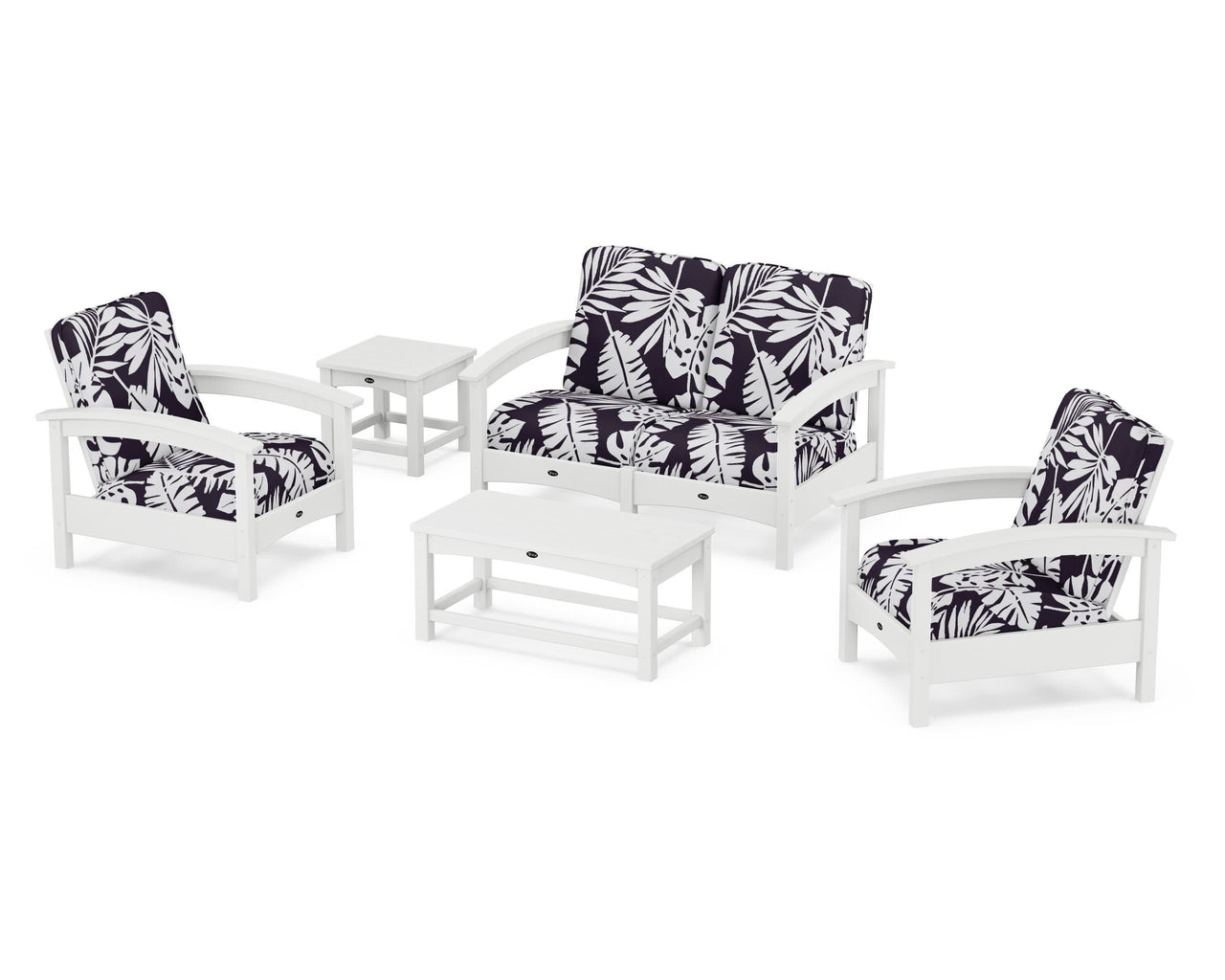 Trex Rockport Club 6-Piece Deep Seating Conversation Set