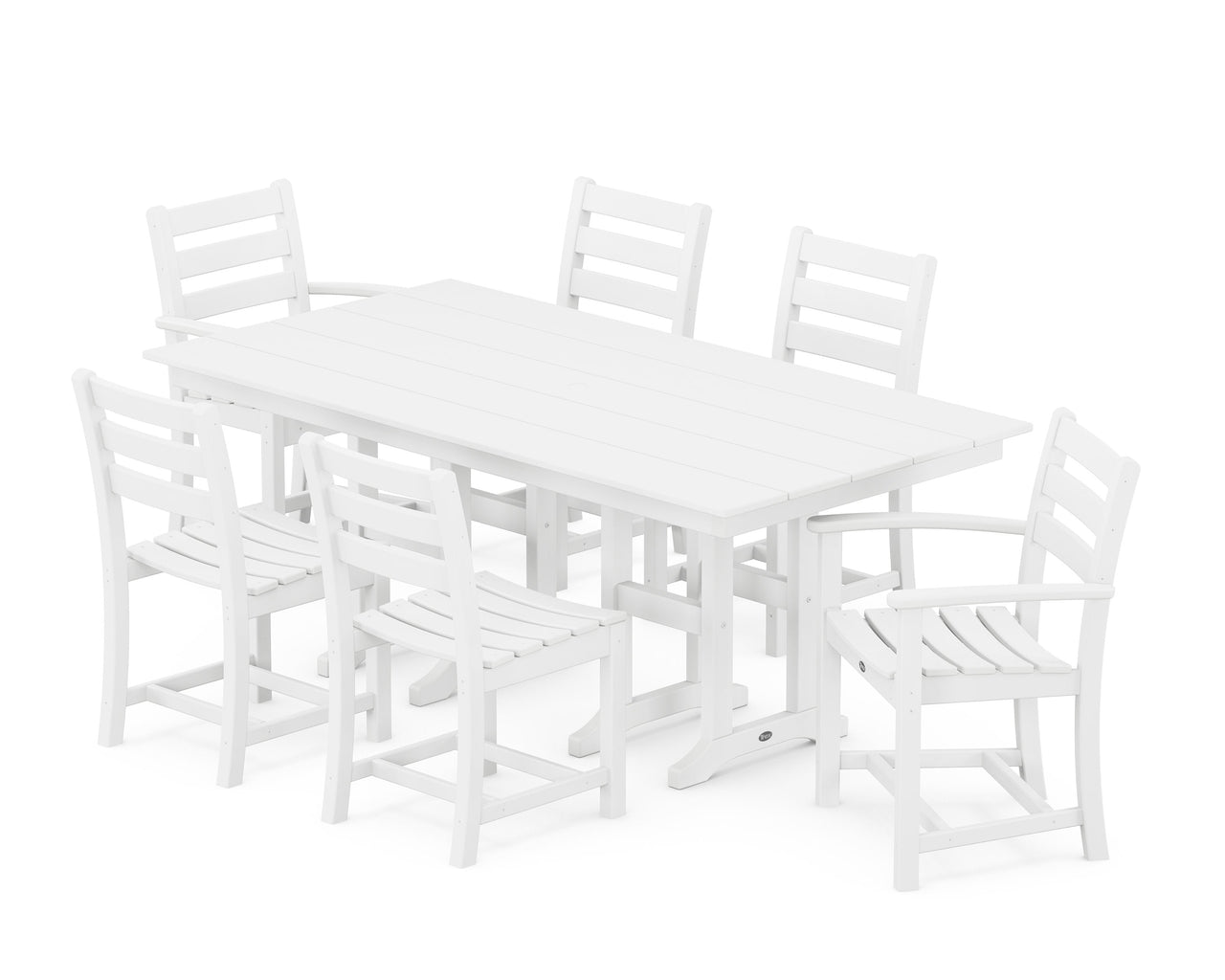 Trex Monterey Bay 7-Piece Farmhouse Dining Set