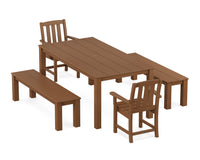 Thumbnail for Trex Cape Cod 5-Piece Parsons Dining Set with Benches