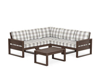 Thumbnail for Trex Eastport 6-Piece Deep Seating Sectional + Coffee Table Set