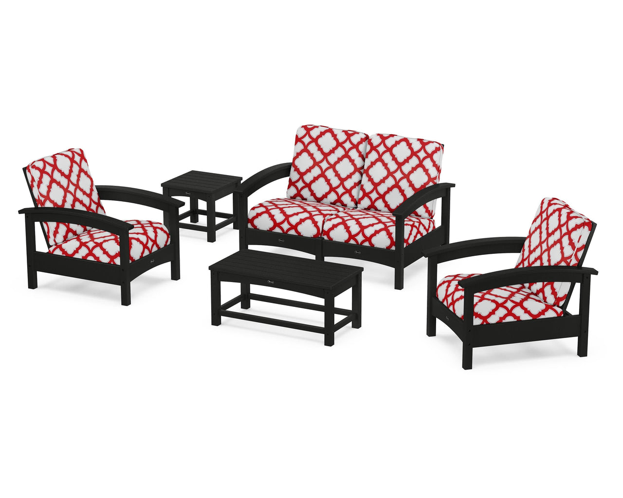 Trex Rockport Club 6-Piece Deep Seating Conversation Set