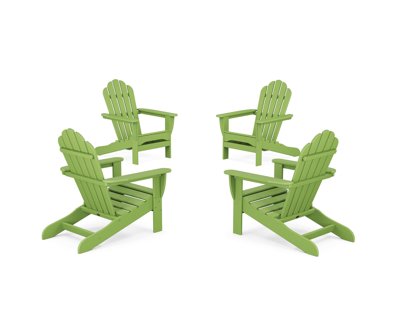 Trex 4-Piece Monterey Bay Adirondack Chair Conversation Set