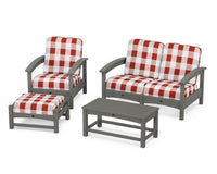 Thumbnail for Trex Rockport 4-Piece Deep Seating Conversation Group