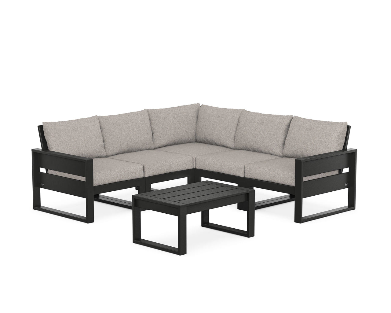 Trex Eastport 6-Piece Deep Seating Sectional + Coffee Table Set
