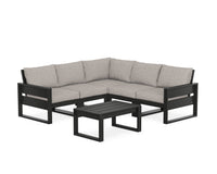 Thumbnail for Trex Eastport 6-Piece Deep Seating Sectional + Coffee Table Set