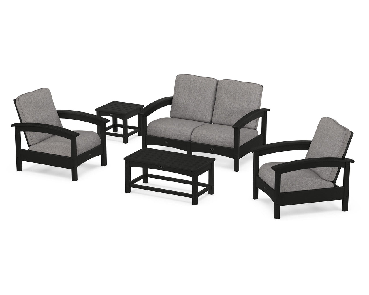 Trex Rockport Club 6-Piece Deep Seating Conversation Set