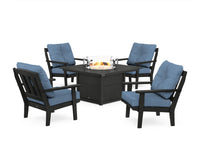 Thumbnail for Trex Cape Cod 5-Piece Deep Seating Set with Fire Pit Table