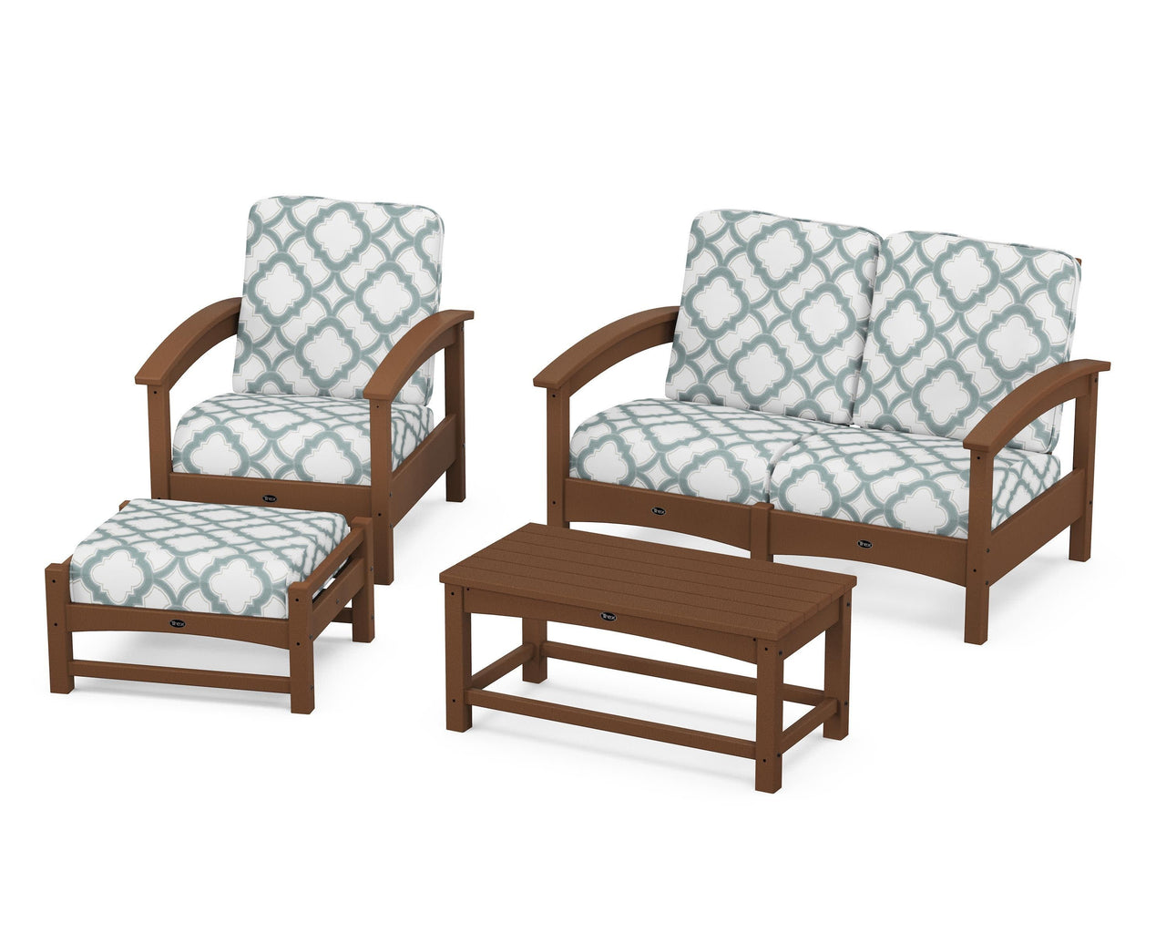 Trex Rockport 4-Piece Deep Seating Conversation Group
