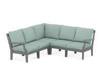 Thumbnail for Trex Yacht Club Modular 5-Piece Deep Seating Set