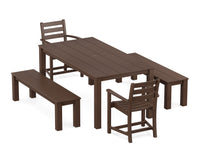 Thumbnail for Trex Monterey Bay 5-Piece Parsons Dining Set with Benches