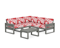 Thumbnail for Trex Eastport 6-Piece Deep Seating Sectional + Coffee Table Set
