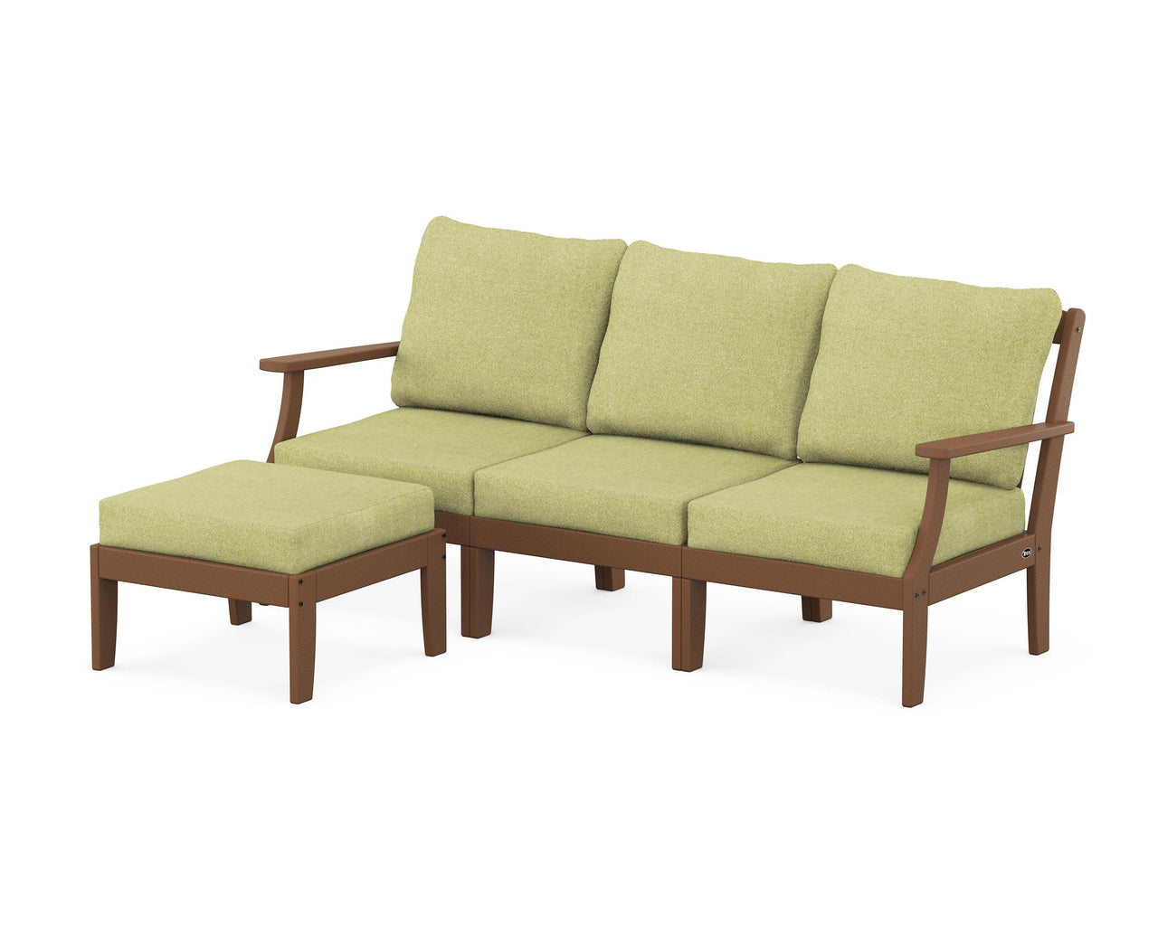 Trex Yacht Club Modular 4-Piece Deep Seating Set with Ottoman