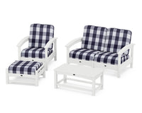 Thumbnail for Trex Rockport 4-Piece Deep Seating Conversation Group
