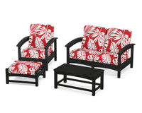 Thumbnail for Trex Rockport 4-Piece Deep Seating Conversation Group