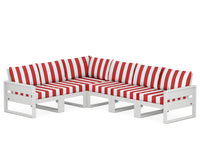 Thumbnail for Trex Eastport 6-Piece Sectional
