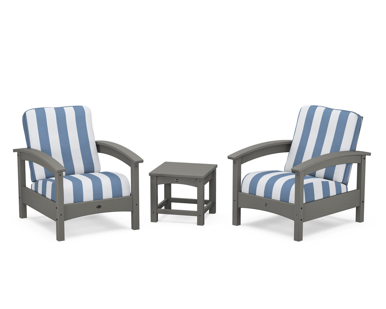 Trex Rockport Club 3-Piece Deep Seating Conversation Set