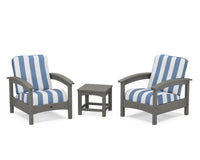 Thumbnail for Trex Rockport Club 3-Piece Deep Seating Conversation Set
