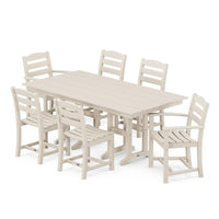 Thumbnail for POLYWOOD La Casa Cafe 7 Piece Farmhouse Dining Set