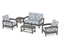 Thumbnail for Trex Rockport Club 6-Piece Deep Seating Conversation Set
